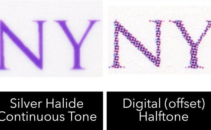 Foto revelado versus impresion