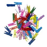 Guirnalda Colgante con broches madera 2m x10u - Imagen 5