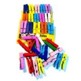 Guirnalda Colgante con broches madera 2m x10u - Imagen 7